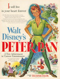 Peter Pan Poster 1950s Vintage Retro Advert Poster