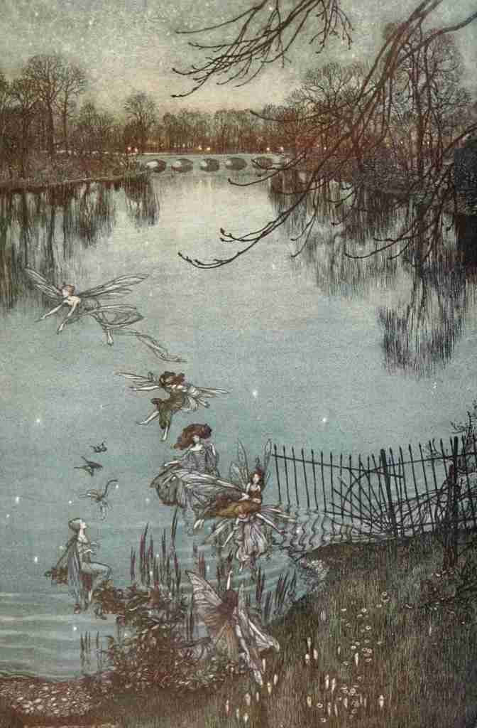 Peter Pan in Kensington Gardens 1912 5 A4 Photo Print