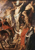 Peter Paul Rubens Christ On The Cross Between The Two Thieves A4 Photo Print