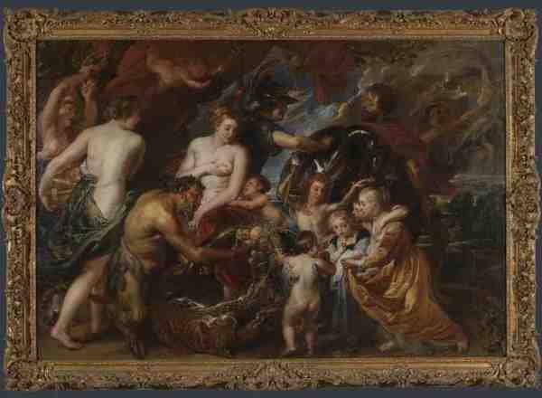 Peter Paul Rubens Minerva Protects Pax From Mars (Peace And War) A4 Photo Print
