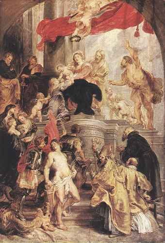 Peter Paul Rubens Rubens Bethrotal Of St Catherine Sketch A4 Photo Print