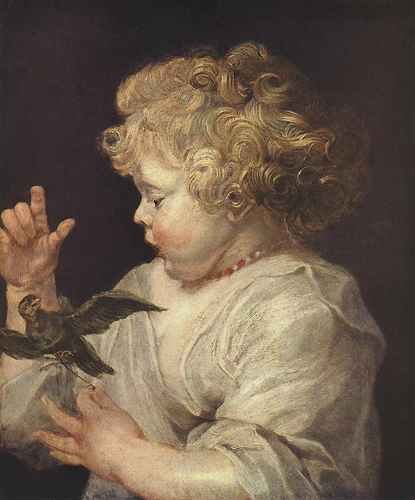 Peter Paul Rubens Rubens Boy With Bird A4 Photo Print