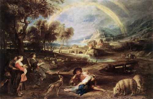 Peter Paul Rubens Rubens Landscape With A Rainbow 1632 5 A4 Photo Print