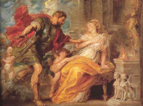 Peter Paul Rubens Rubens Mars And Rhea Silvia A4 Photo Print