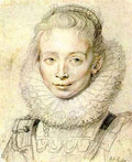 Peter Paul Rubens Rubens Portrait Of A Chambermaid Chalk A4 Photo Print