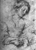 Peter Paul Rubens Rubens Portrait Of A Young Woman Chalk A4 Photo Print
