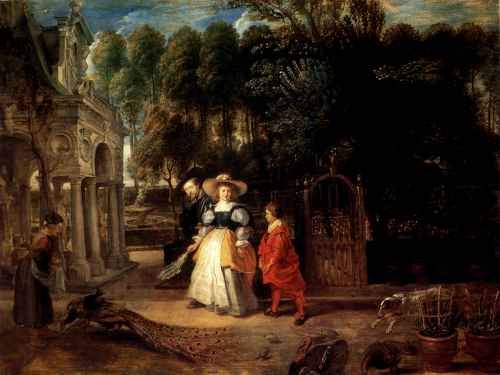 Peter Paul Rubens Rubens Rubens In His Garden With Helena Fourment A4 Photo Print