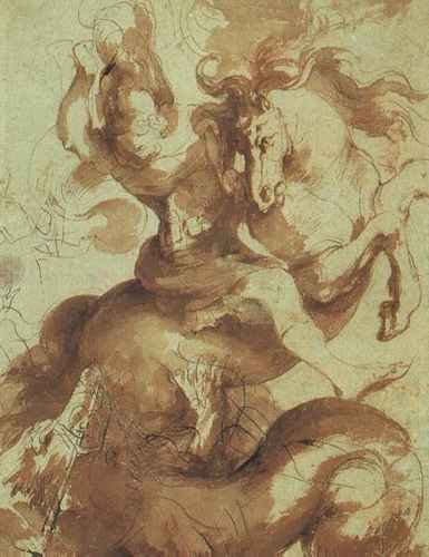 Peter Paul Rubens Rubens St George Slaying The Dragon Pen A4 Photo Print