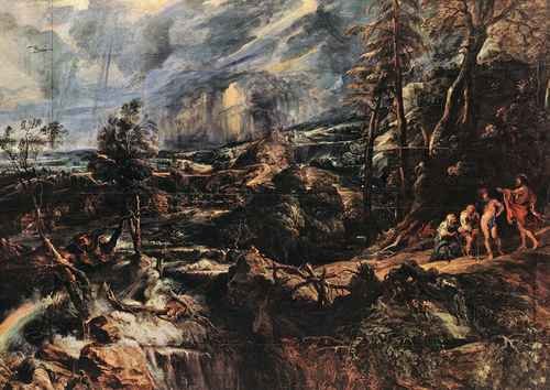 Peter Paul Rubens Rubens Stormy Landscape A4 Photo Print