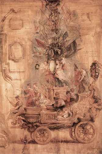 Peter Paul Rubens Rubens The Triumphal Car Of Kallo Sketch A4 Photo Print
