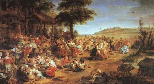 Peter Paul Rubens Rubens The Village Fete A4 Photo Print
