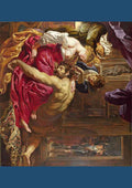 Peter Paul Rubens Samson and Delilah sqaure A4 Photo Print