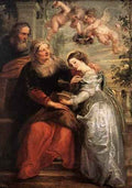 Peter Paul Rubens The Education Of The Virgin A4 Photo Print