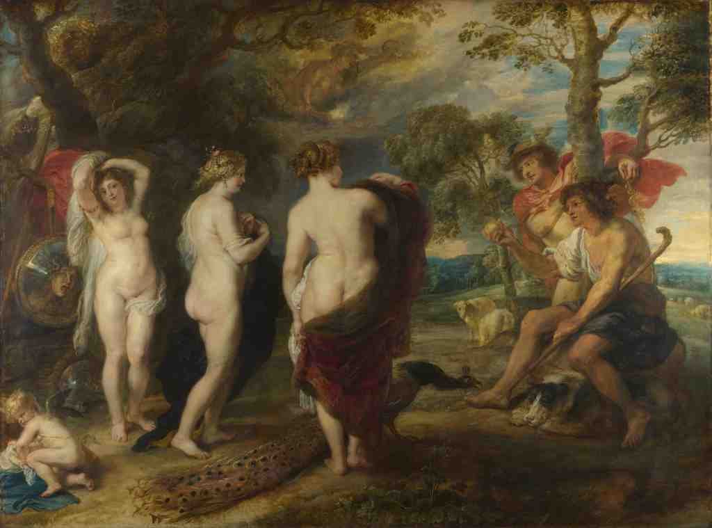 Peter Paul Rubens The Judgement of Paris A4 Photo Print