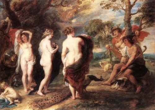Peter Paul Rubens The Judgment Of Paris A4 Photo Print