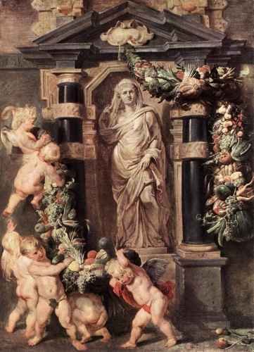 Peter Paul Rubens The Statue Of Ceres A4 Photo Print