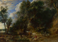 Peter Paul Rubens The Watering Place A4 Photo Print