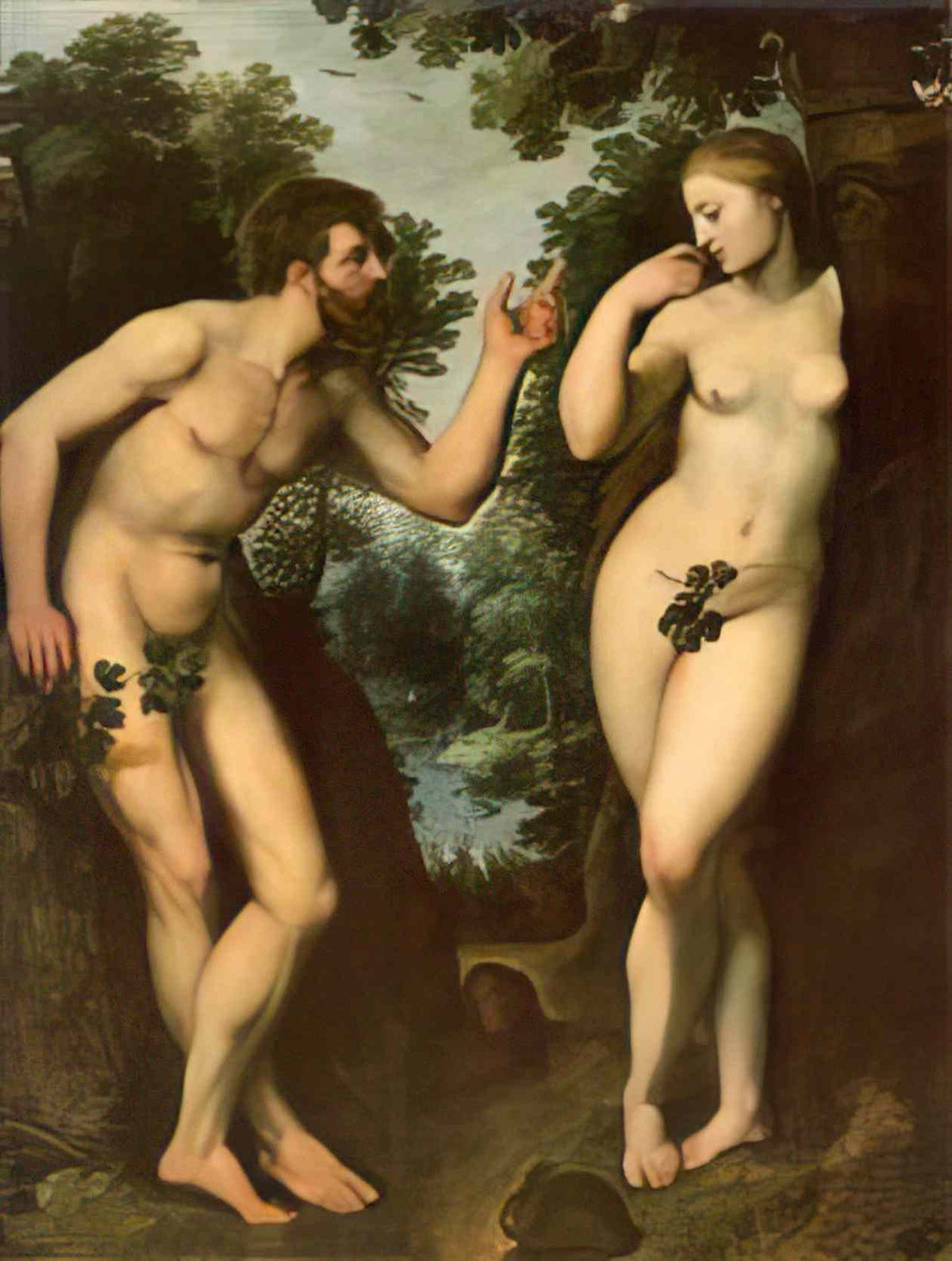 Peter Paul Rubens adam and eve Art A4 Photo Print