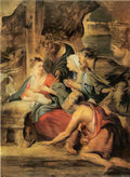 Peter Paul Rubens adoration of the shepherds 1622 Art A4 Photo Print