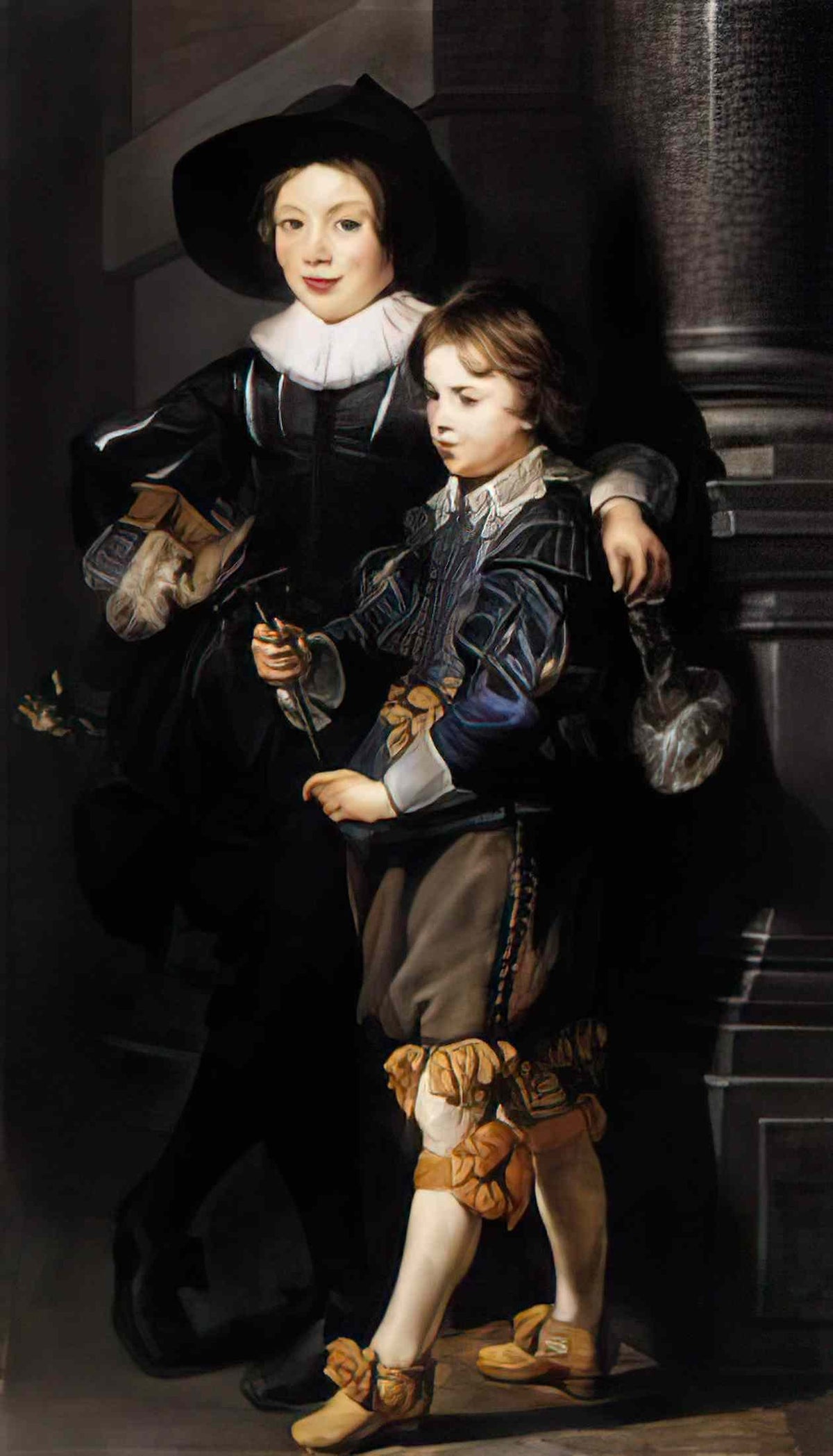 Peter Paul Rubens albert and nicolaas rubens 1627 Art A4 Photo Print