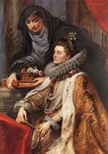 Peter Paul Rubens altarpiece of st ildefonso right panel Art A4 Photo Print