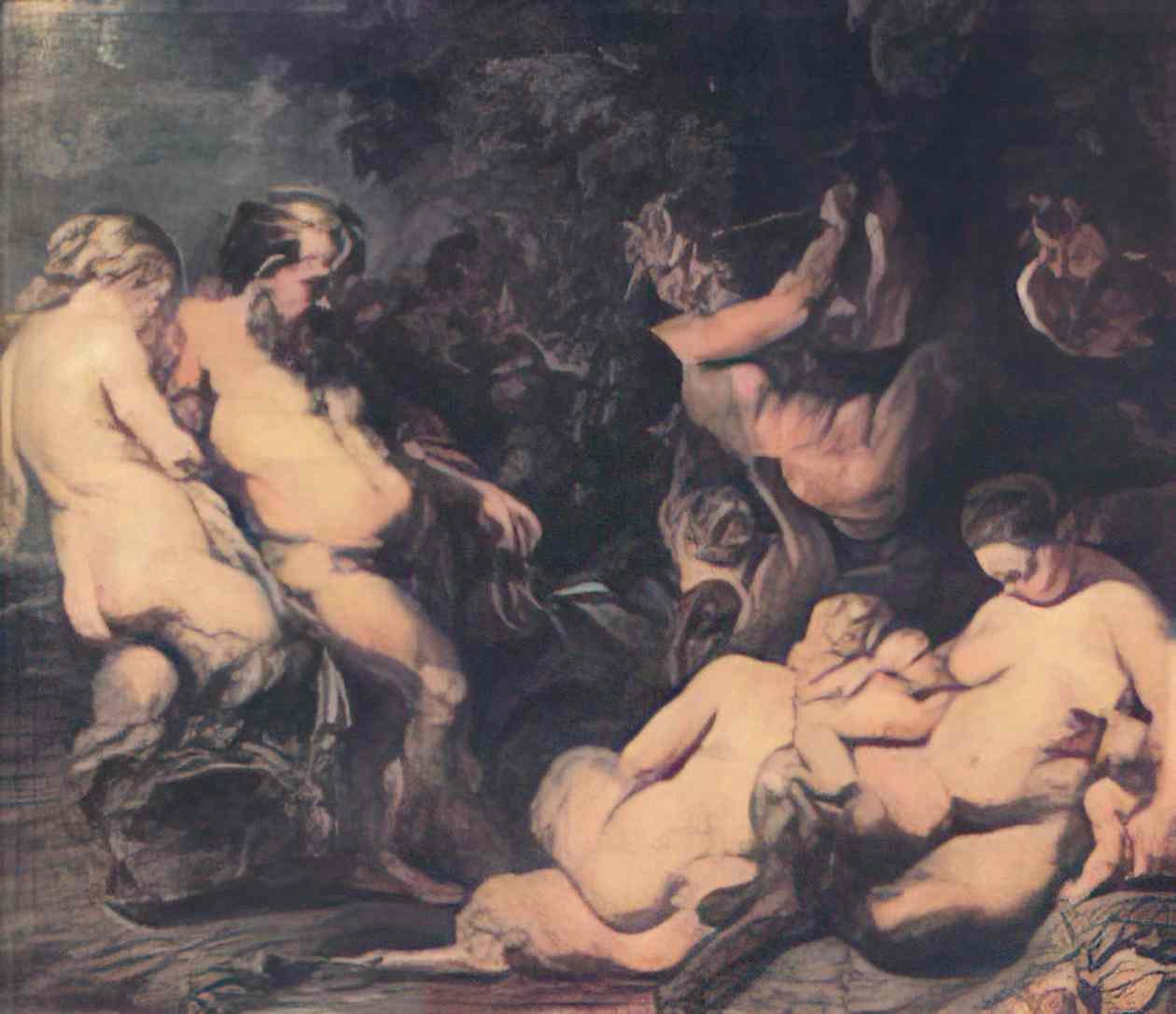 Peter Paul Rubens bacchanale Art A4 Photo Print