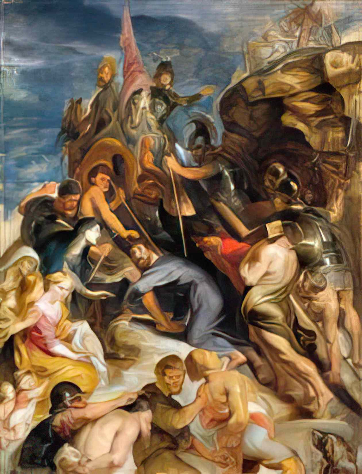 Peter Paul Rubens carrying the cross Art A4 Photo Print