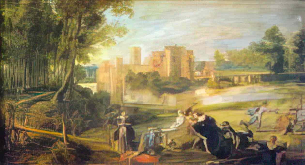 Peter Paul Rubens castle garden Art A4 Photo Print