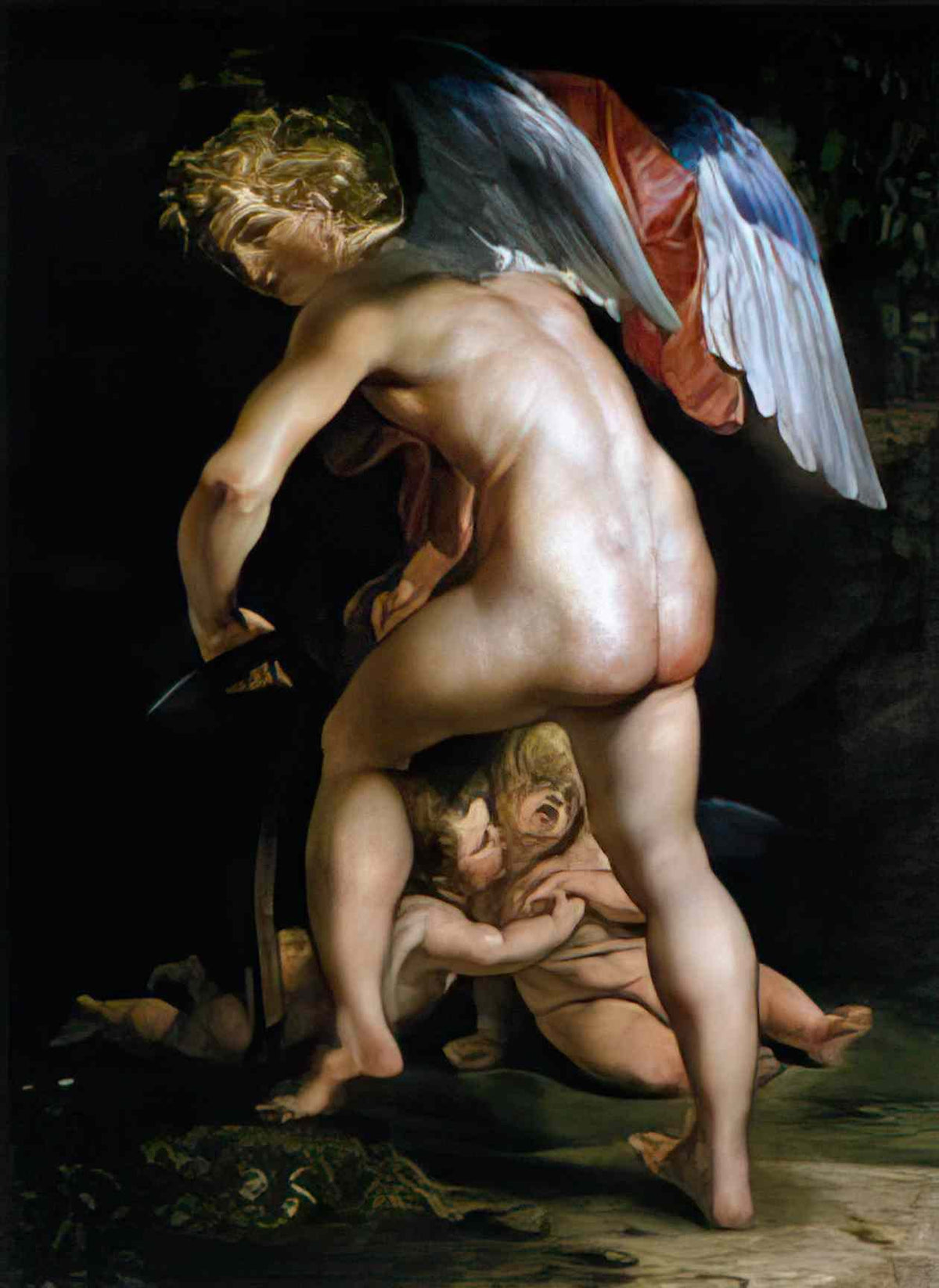 Peter Paul Rubens cupid making his bow Art A4 Photo Print