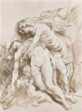 Peter Paul Rubens death of adonis Art A4 Photo Print