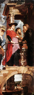 Peter Paul Rubens descent from the cross left wing 1614 Art A4 Photo Print