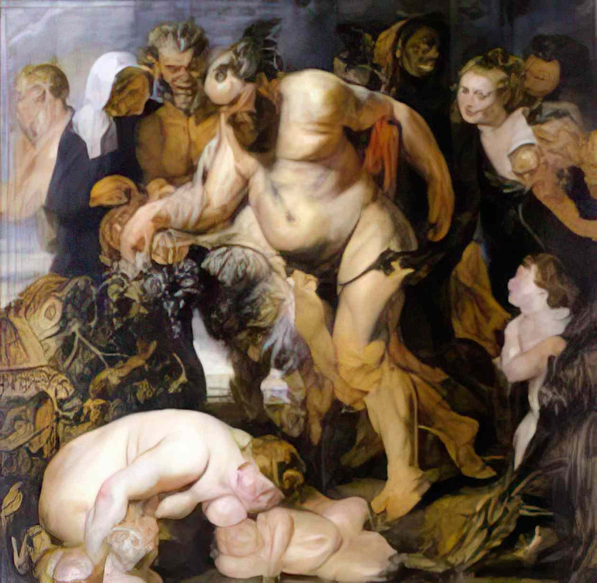 Peter Paul Rubens drunken silenus Art A4 Photo Print