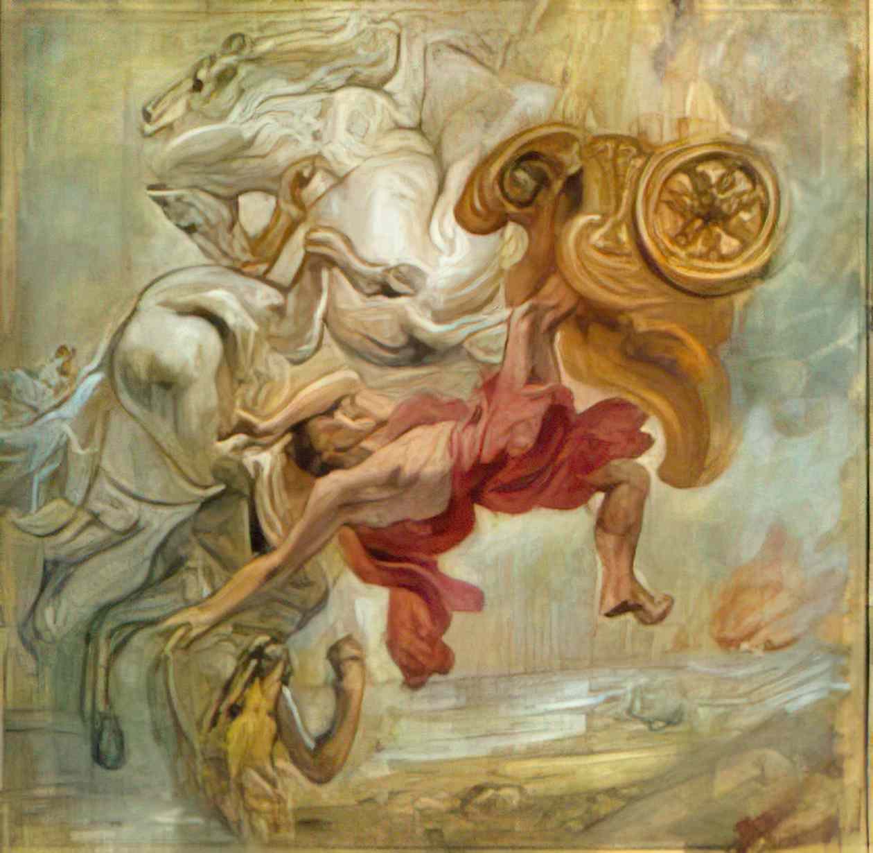 Peter Paul Rubens fall of phaeton Art A4 Photo Print