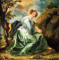 Peter Paul Rubens hagar in the desert Art A4 Photo Print