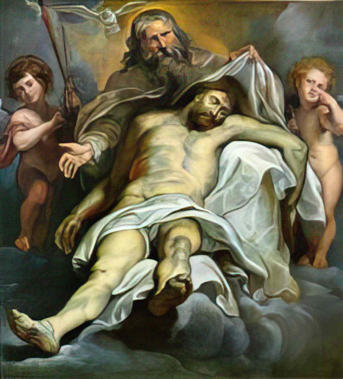 Peter Paul Rubens holy trinity Art A4 Photo Print