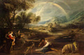Peter Paul Rubens landscape with a rainbow 1635 Art A4 Photo Print