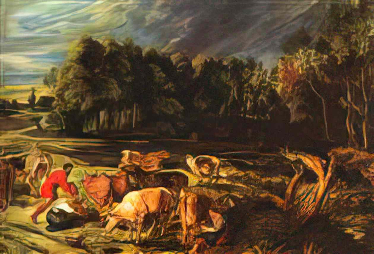 Peter Paul Rubens landscape with cows Art A4 Photo Print