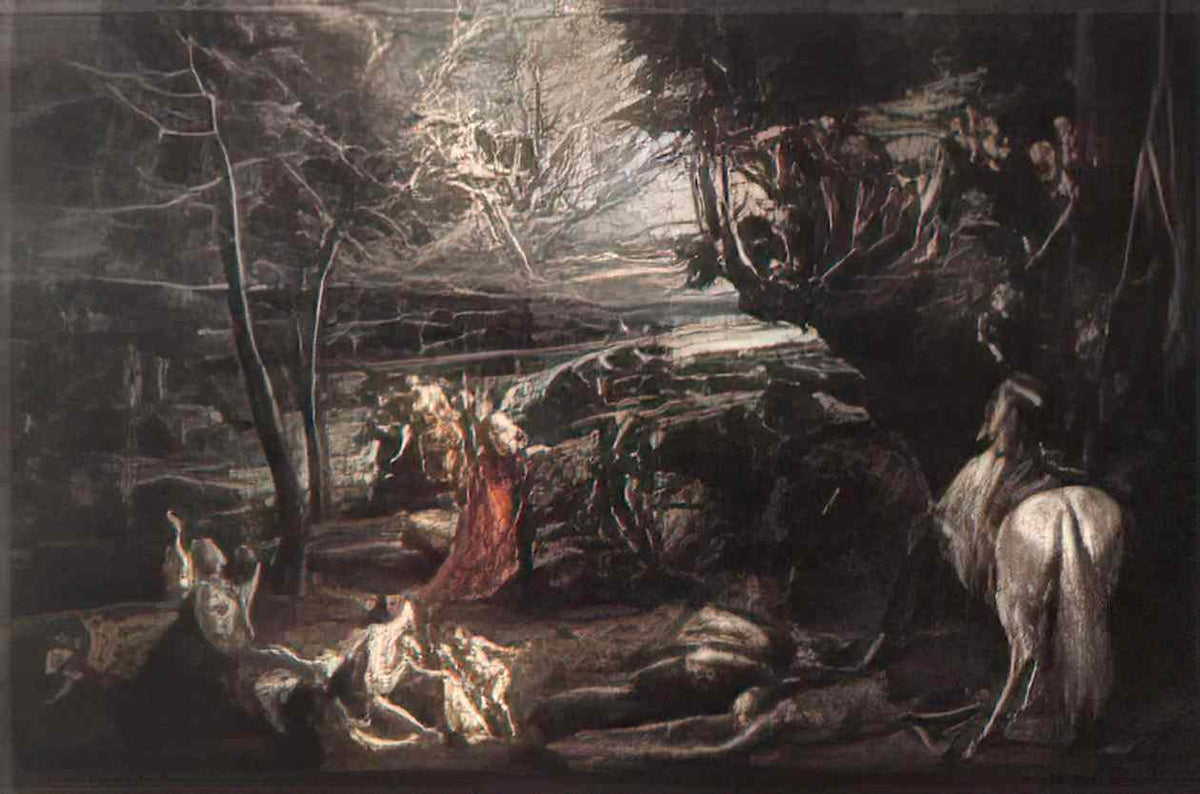 Peter Paul Rubens landscape with saint george and the dragon Art A4 Photo Print