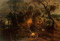 Peter Paul Rubens landscape with stone carriers Art A4 Photo Print