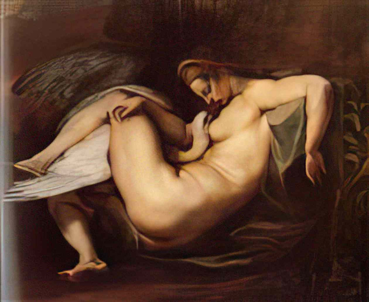 Peter Paul Rubens leda and the swan Art A4 Photo Print