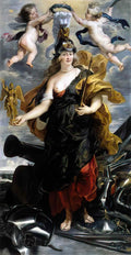 Peter Paul Rubens marie de medicis as bellona 1625 Art A4 Photo Print