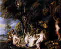 Peter Paul Rubens nymphs and satyrs 1640 Art A4 Photo Print