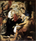 Peter Paul Rubens our lady with the saints 1 Art A4 Photo Print
