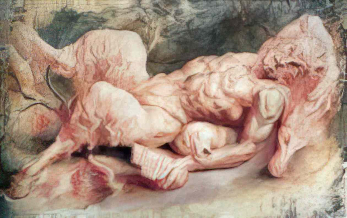 Peter Paul Rubens pan reclining Art A4 Photo Print