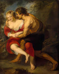 Peter Paul Rubens pastoral scene 1638 Art A4 Photo Print