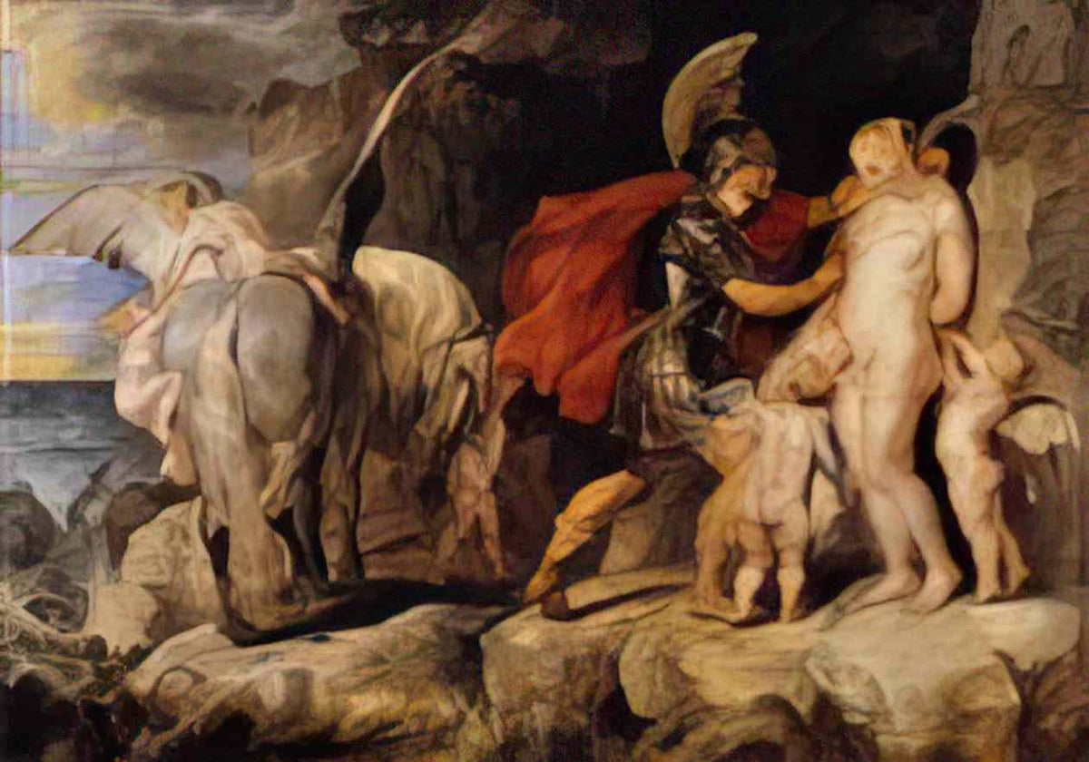 Peter Paul Rubens perseus freeing andromeda Art A4 Photo Print