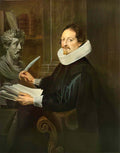 Peter Paul Rubens portrait of haspar hevarts Art A4 Photo Print