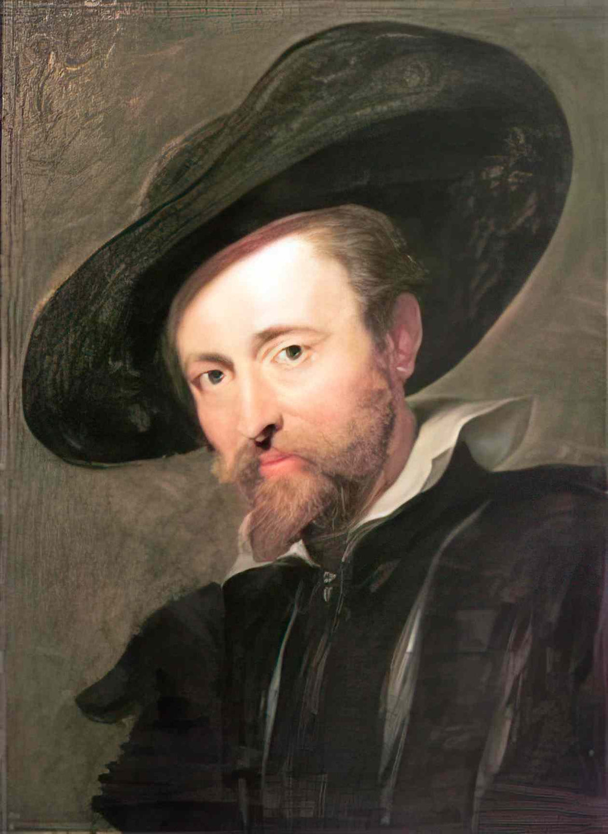 Peter Paul Rubens self portrait Art A4 Photo Print