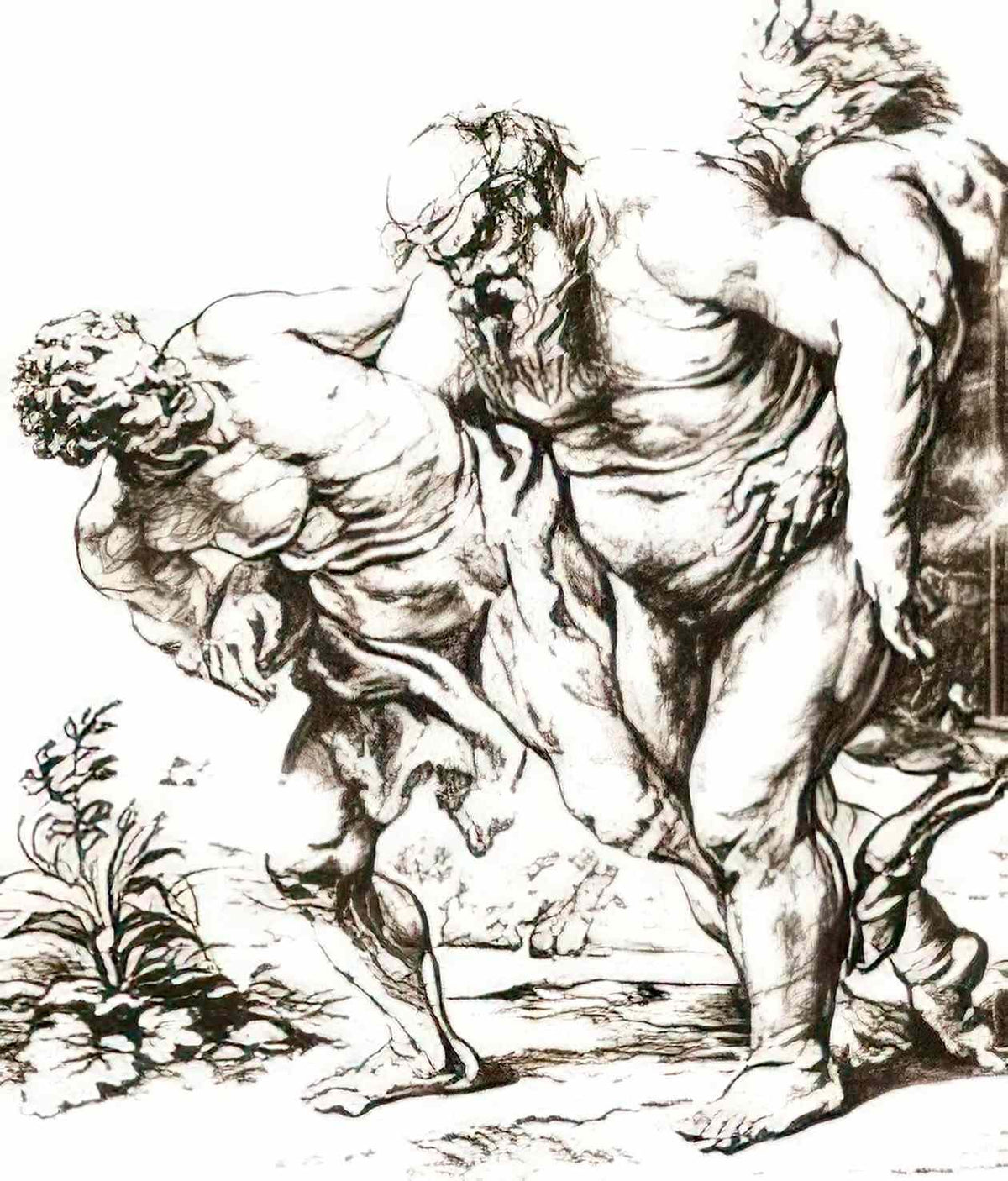 Peter Paul Rubens silenus or bacchus and satyrs Art A4 Photo Print