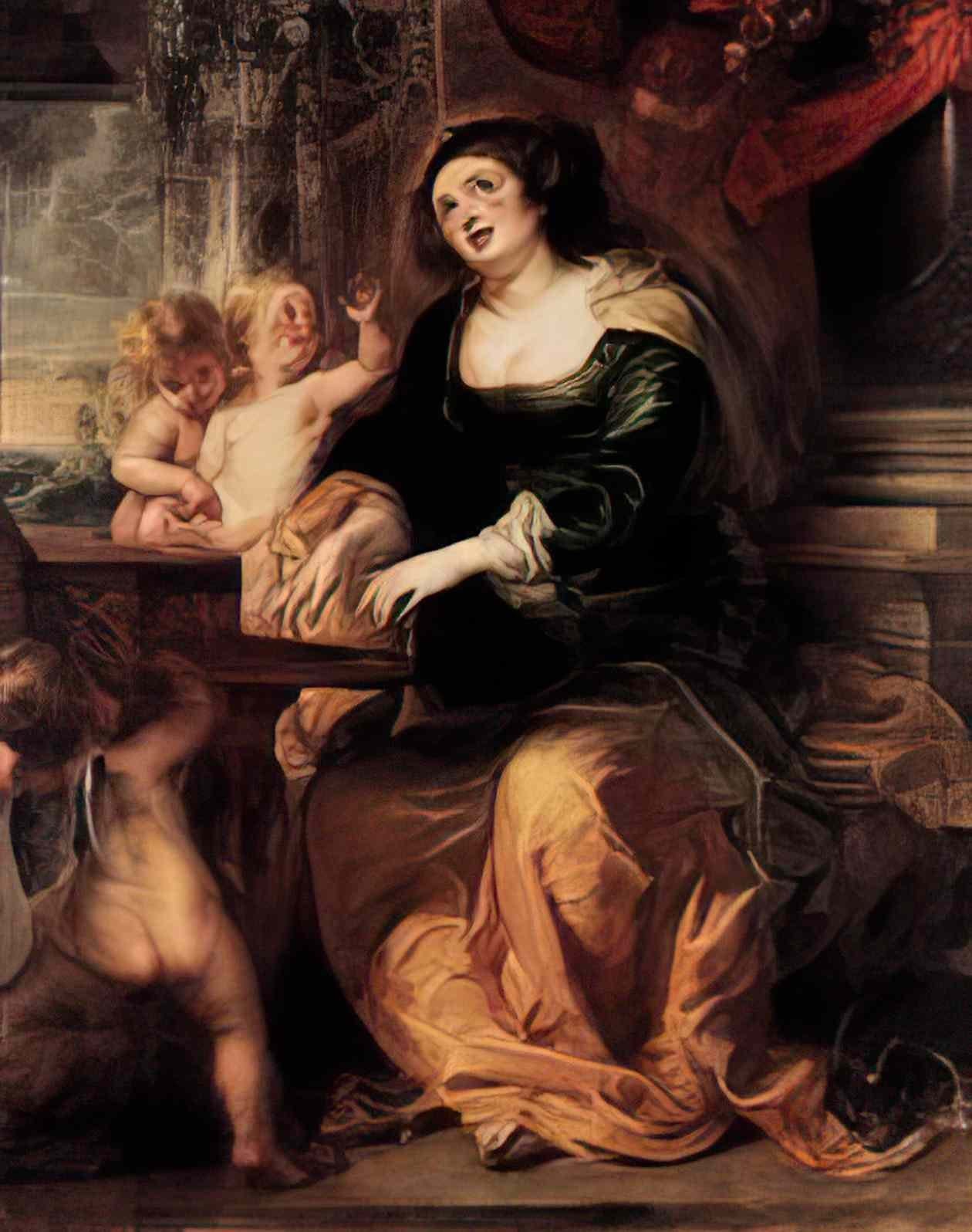 Peter Paul Rubens st cecilia 1640 Art A4 Photo Print